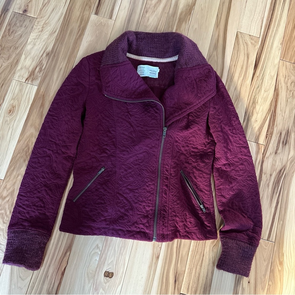 Anthropologie Saturday Sunday XS Asymmetric Jacket Sweater!